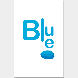 Nursery Blue Stone Posters and Art